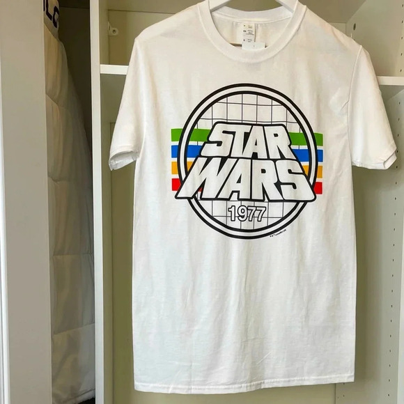 Men's Star Wars Vintage Logo Tee Size Small - Picture 2 of 4